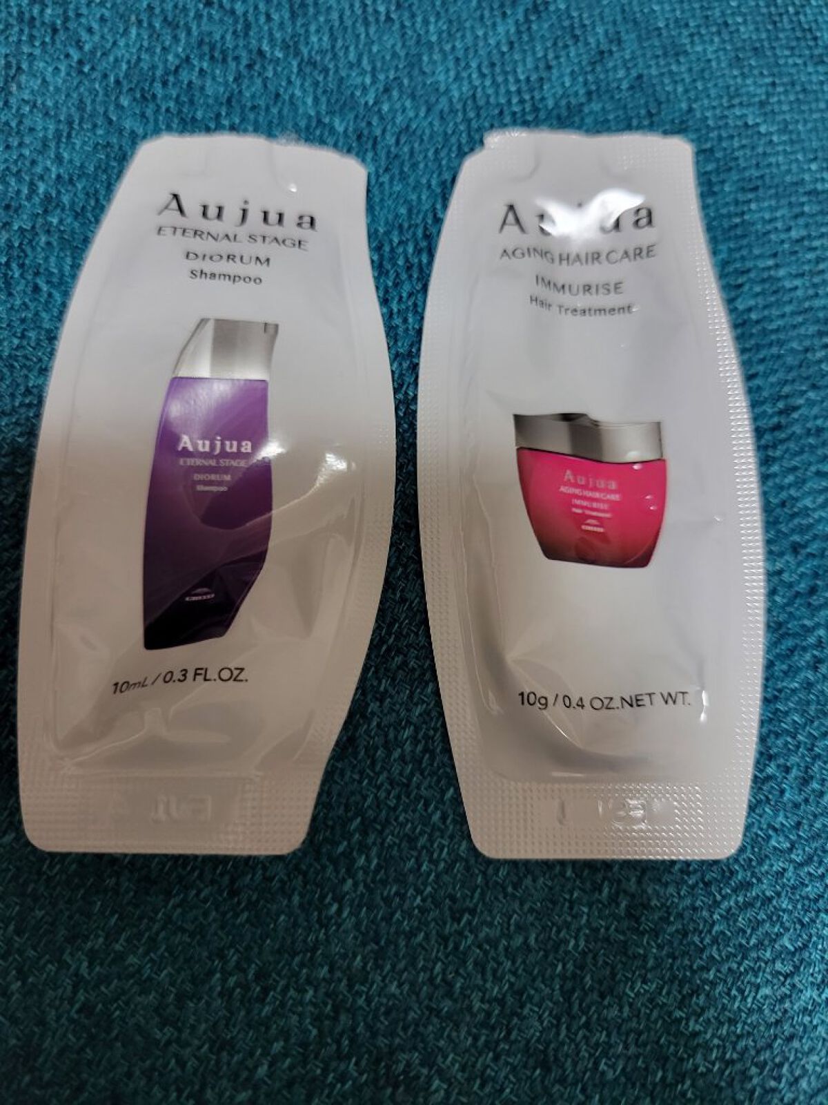 オージュア オージュア ディオーラム シャンプーのクチコミ「美容院から頂いたシャンプーのサンプル消化しましたm(_ _)m
高くて買えないけど頂けました😊.....」（1枚目）