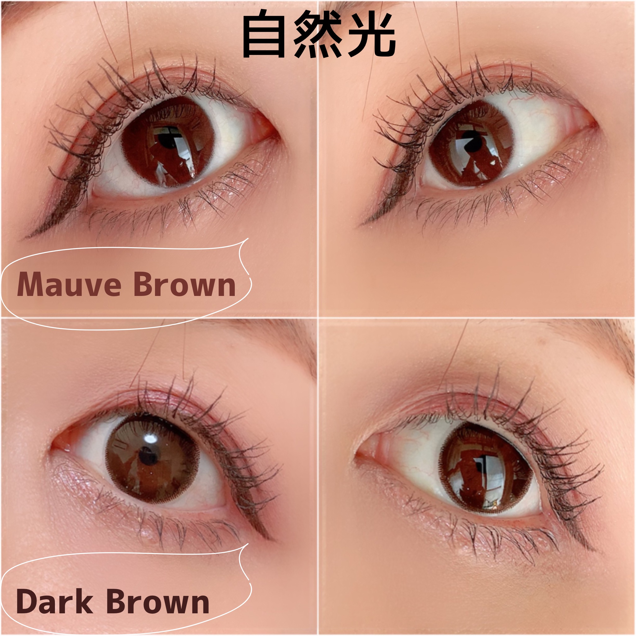 ネオサイトワンデー リングUV ダークブラウン/Aire/ワンデー（１DAY）カラコンを使ったクチコミ（3枚目）