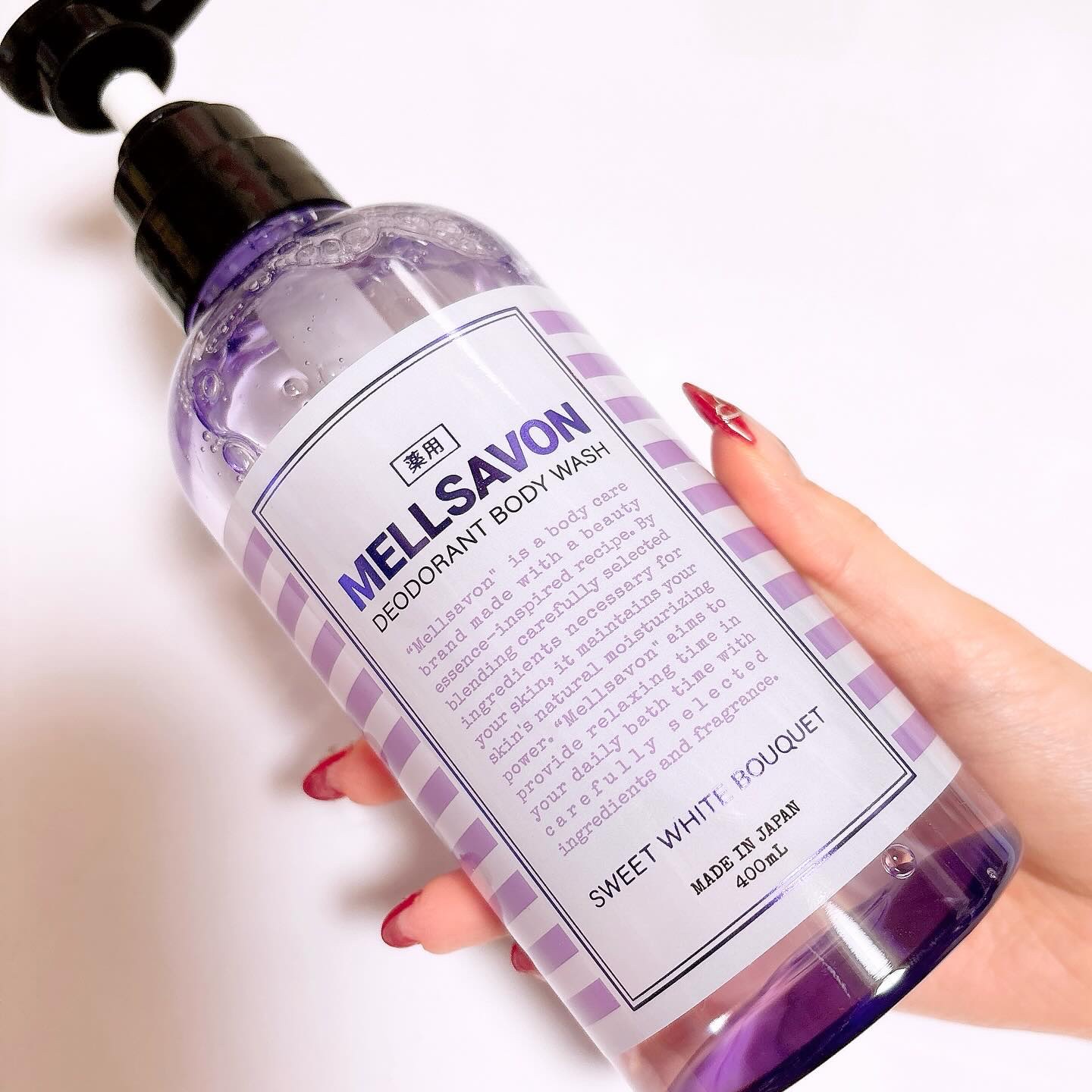 メルサボン デオドラント ボディウォッシュ スイートホワイトブーケ/Mellsavon/ボディソープを使ったクチコミ（3枚目）