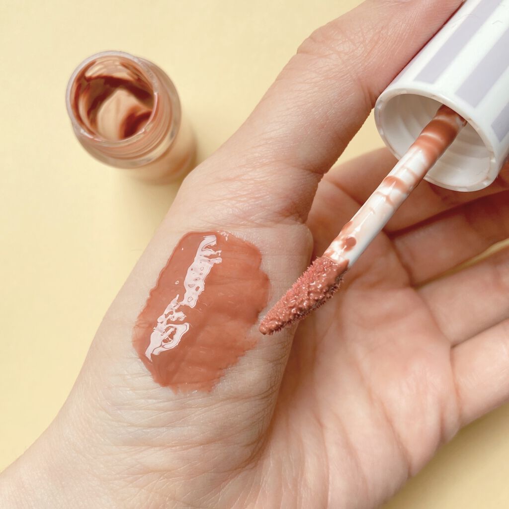 ケアオイルティントリップ 502 キャラメルオレンジ/CandyDoll/リップティントを使ったクチコミ（3枚目）