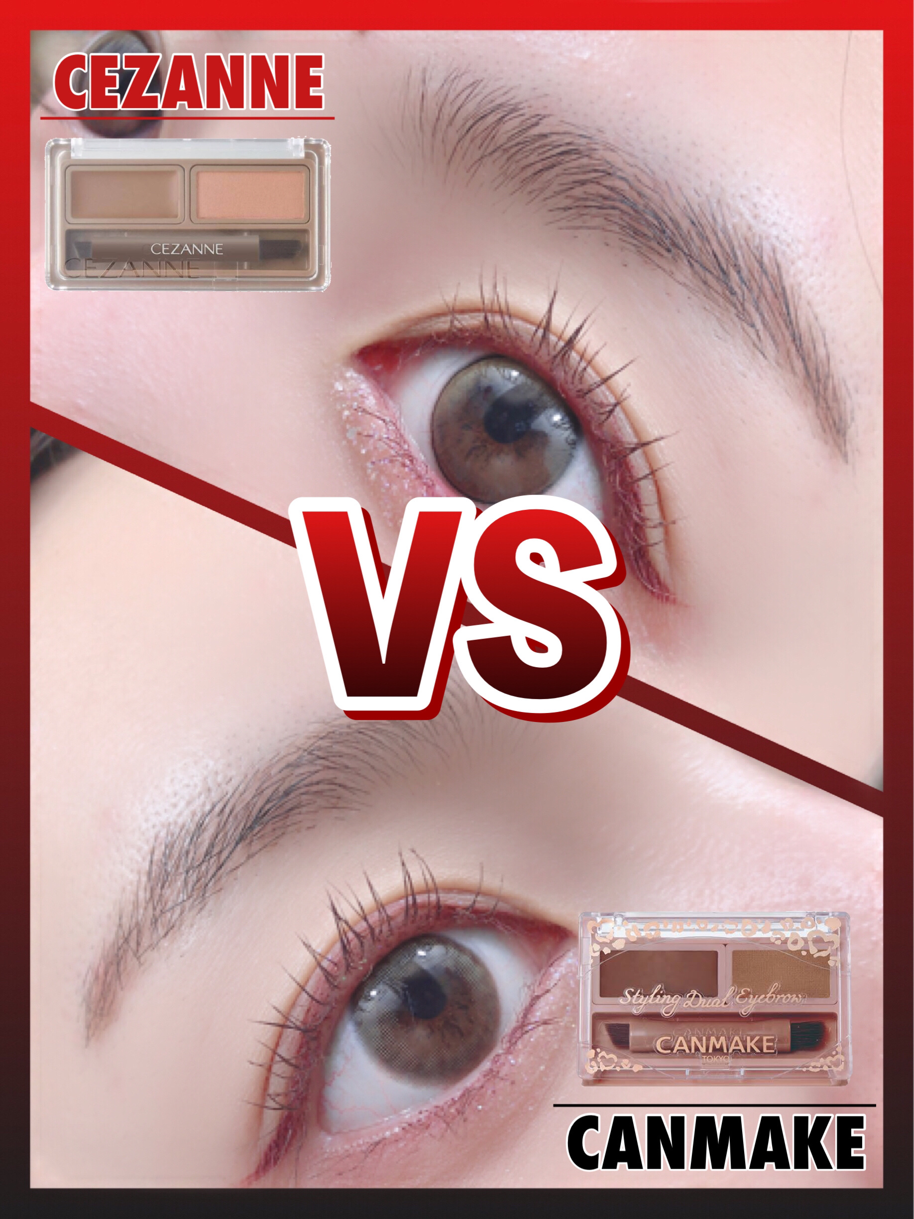 アイブロウワックス＆パウダー/CEZANNE/アイブロウを使ったクチコミ（1枚目）