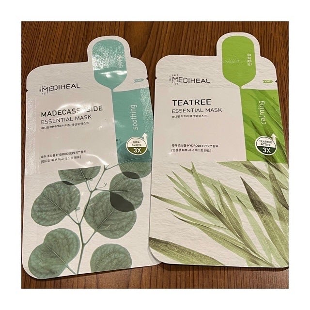 ティーツリー エッセンシャルマスクカーミングモイスチャー/MEDIHEAL/シートマスク・パックを使ったクチコミ(1枚目)