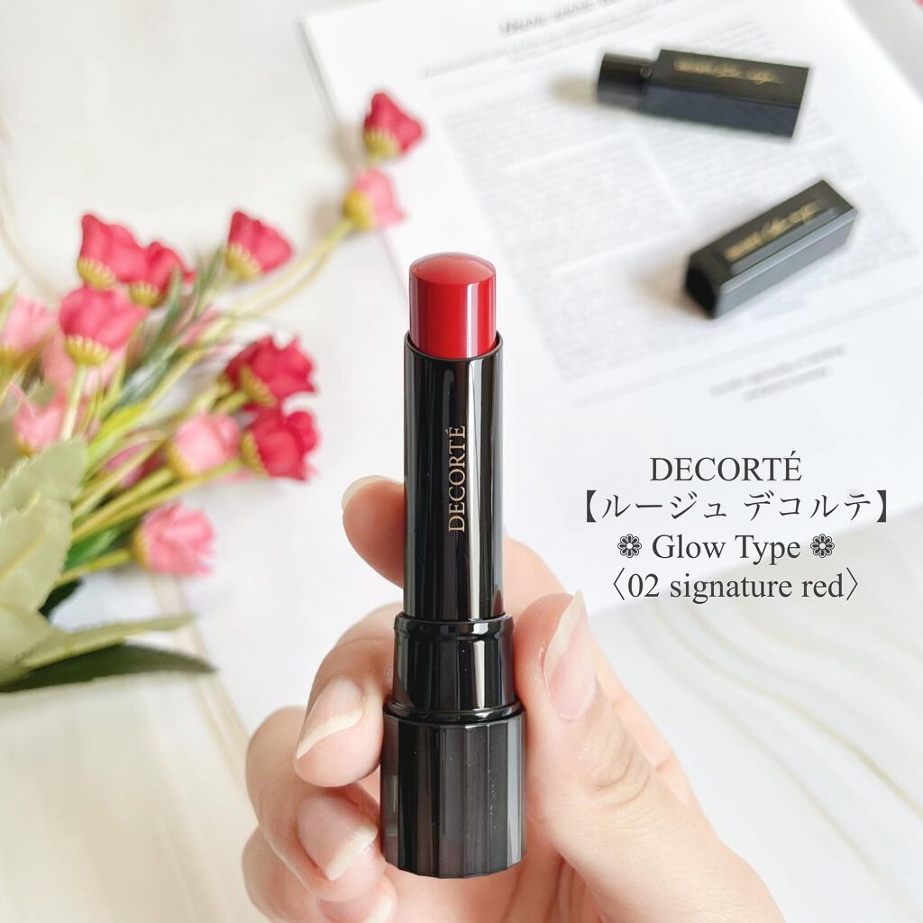 ルージュ デコルテ 03/DECORTÉ/口紅を使ったクチコミ（3枚目）