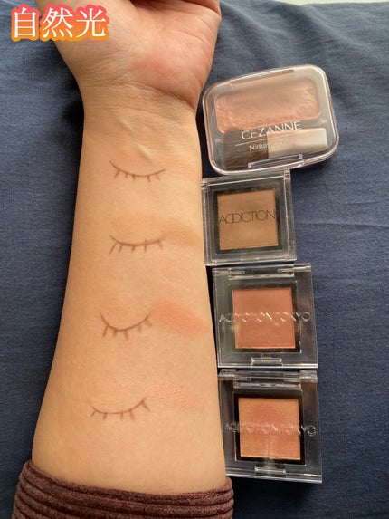 ナチュラル チークN/CEZANNE/パウダーチークを使ったクチコミ(3枚目)