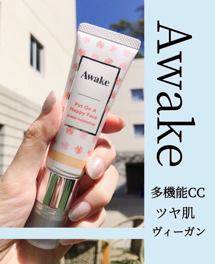 プットオンアハッピーフェイス ティンティド モイスチュアライザー/Awake/CCクリームを使ったクチコミ(1枚目)