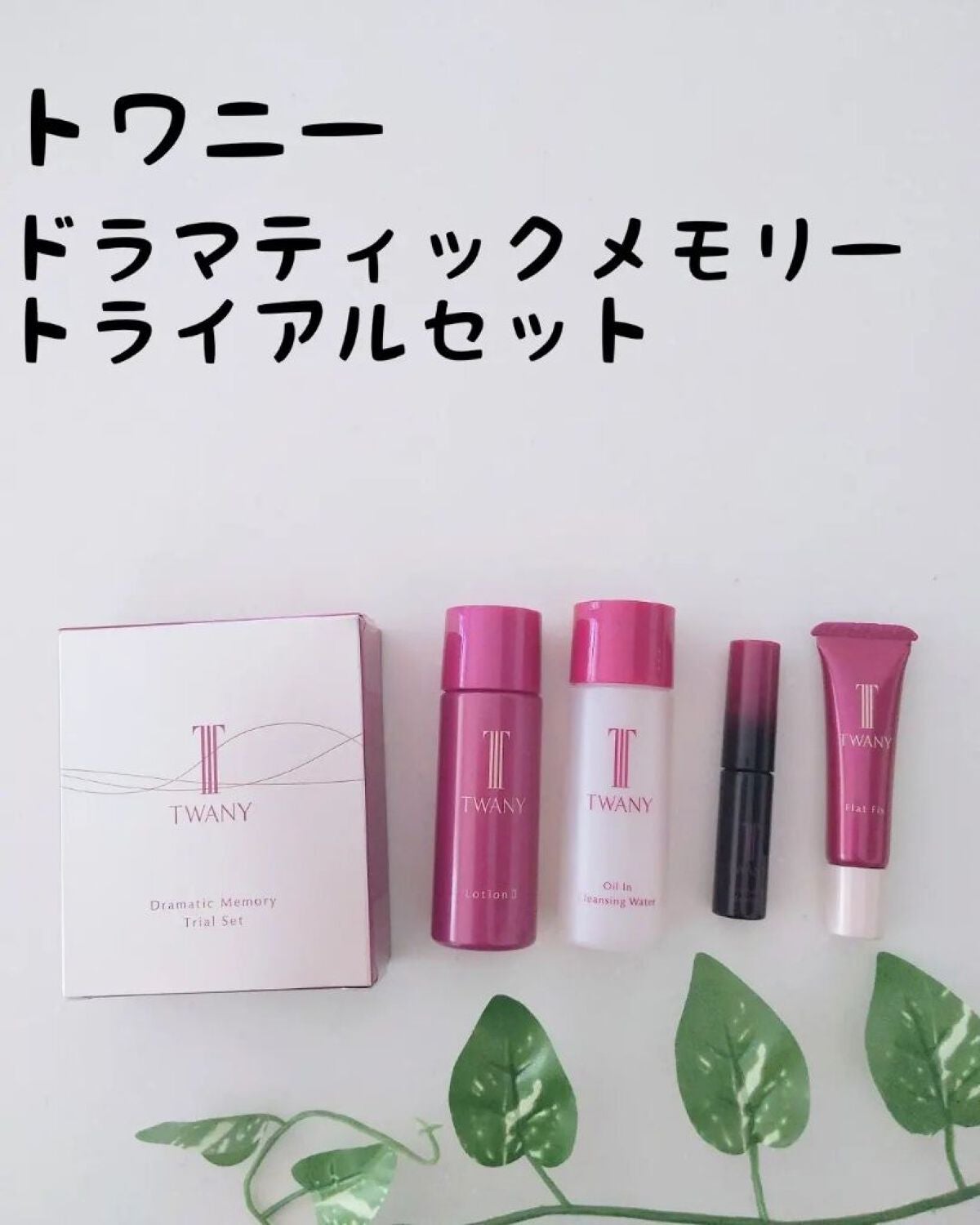 ドラマティックメモリー トライアルセット/TWANY/トライアルキットを使ったクチコミ(1枚目)