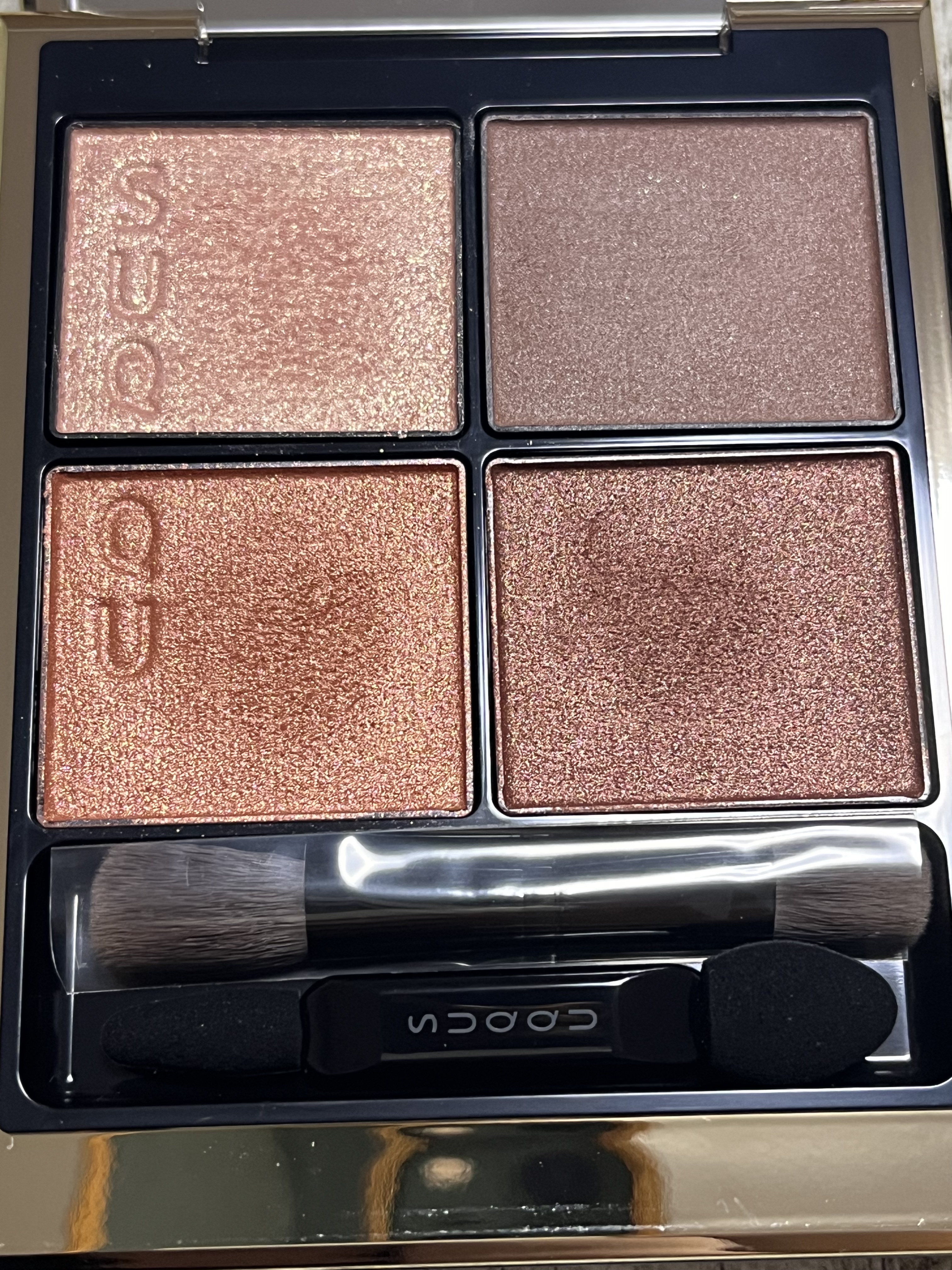 シグニチャー カラー アイズ 02 陽香色 -YOUKOUIRO/SUQQU/アイシャドウパレットを使ったクチコミ（2枚目）