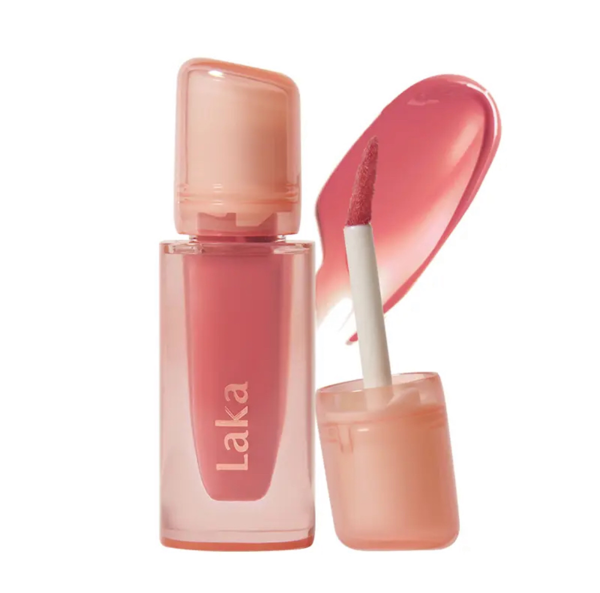 ジェリーイングヌードグロス 305 みかんリング/Laka/リップグロスを使ったクチコミ（1枚目）