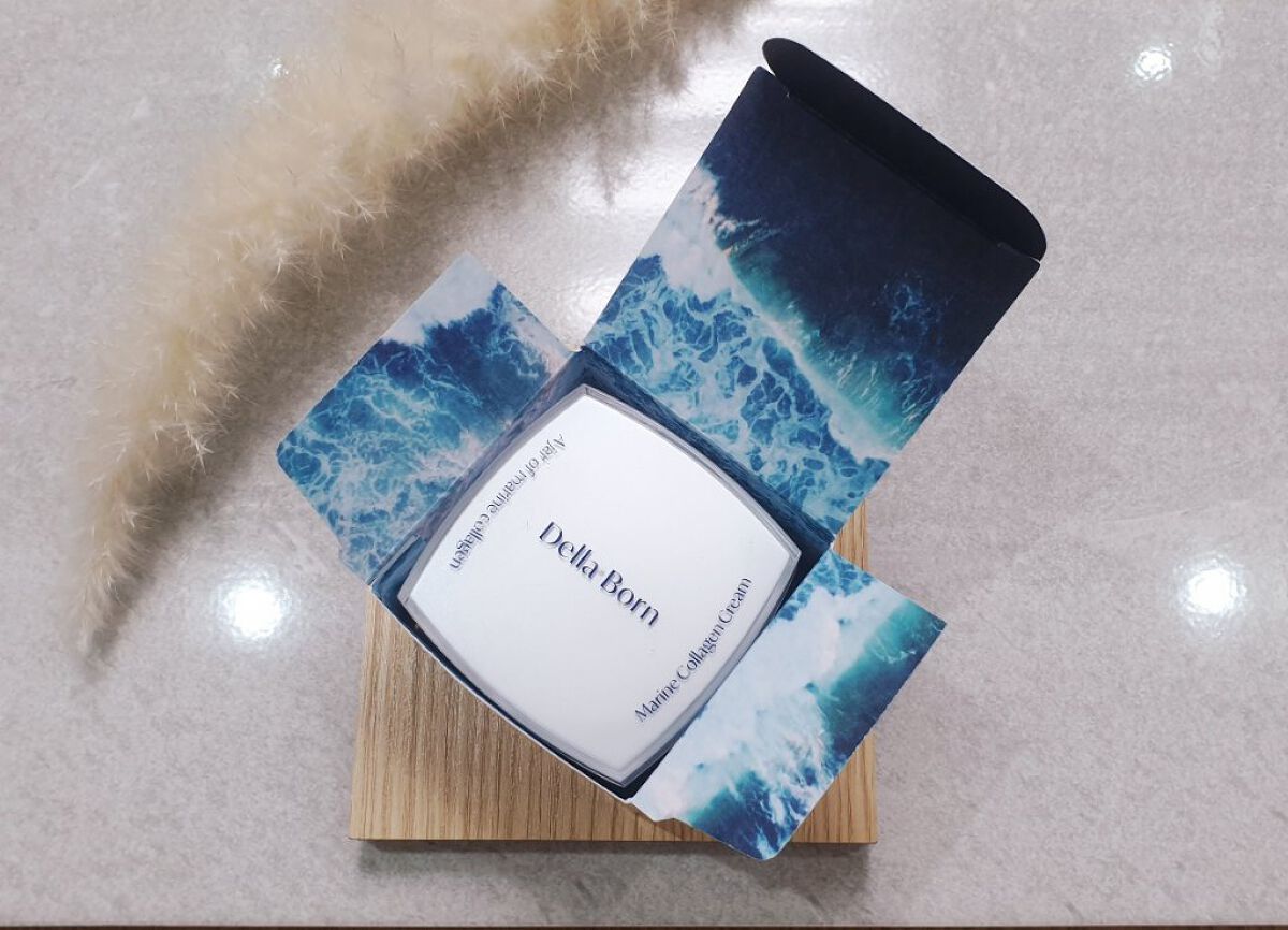 Marine Collagen Cream/dellaborn/フェイスクリームを使ったクチコミ(2枚目)