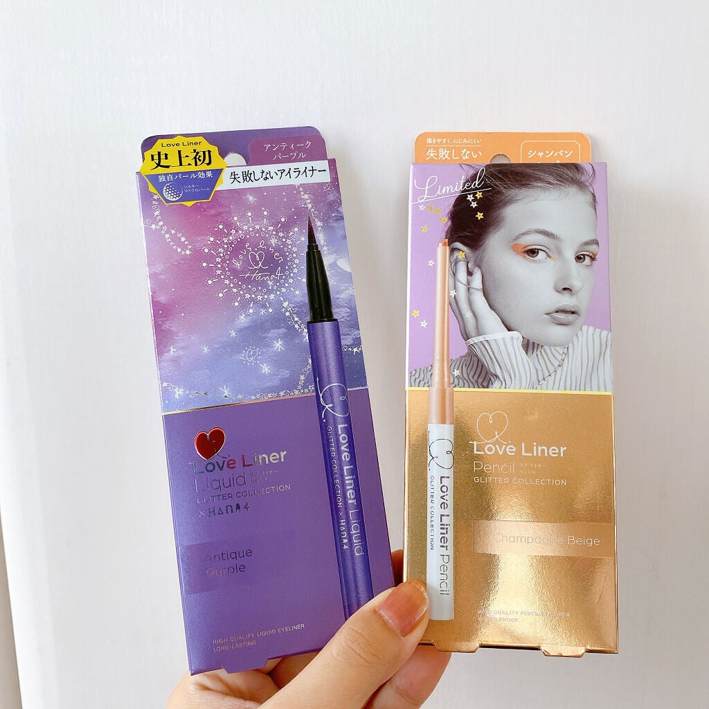 ラブ・ライナー リキッド グリッターコレクション/ラブ・ライナー/リキッドアイライナーを使ったクチコミ(3枚目)