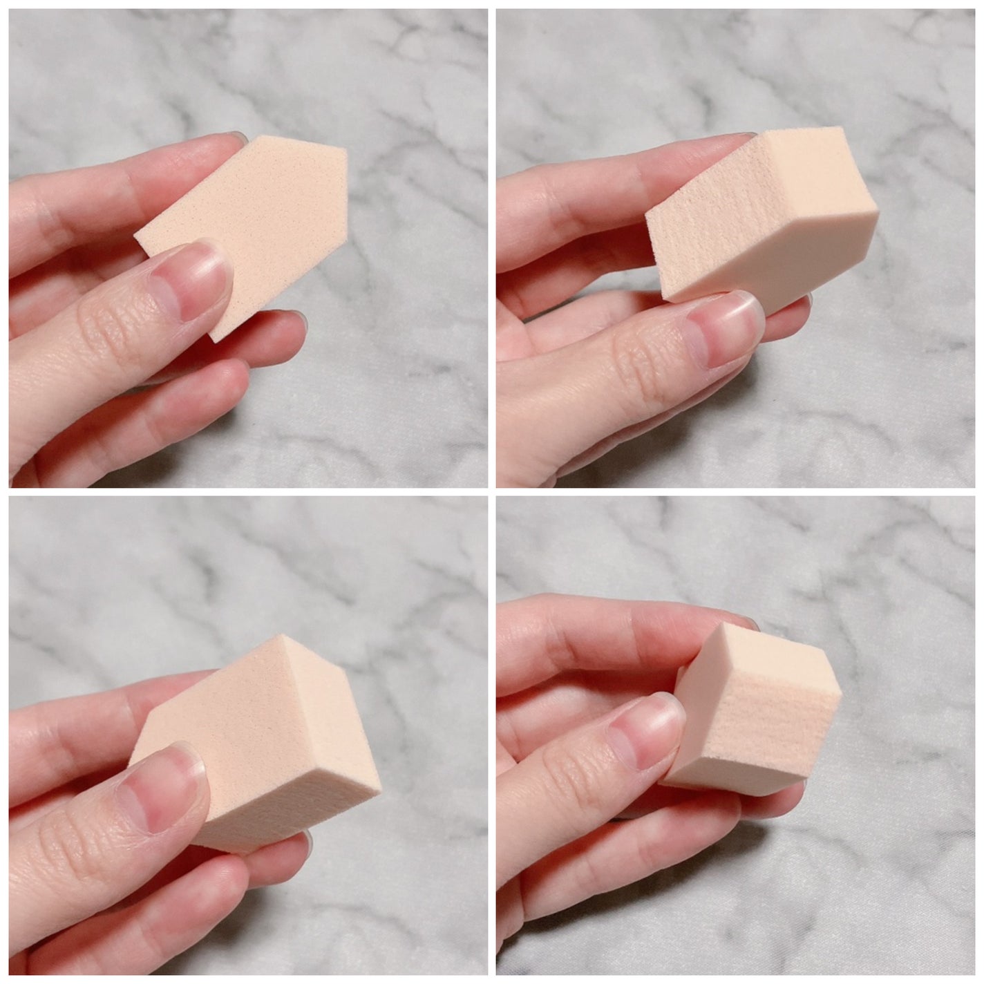 バリュースポンジN ハウス型タイプS 30P/ロージーローザ/パフ・スポンジを使ったクチコミ(3枚目)