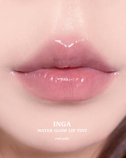ウォーターグローリップティント/INGA/リップティントを使ったクチコミ(7枚目)