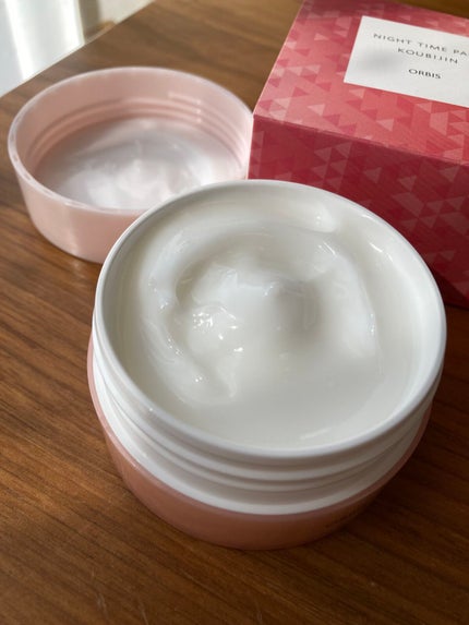 ナイトタイムパック 酵美人 2023/オルビス/フェイスクリームを使ったクチコミ(2枚目)