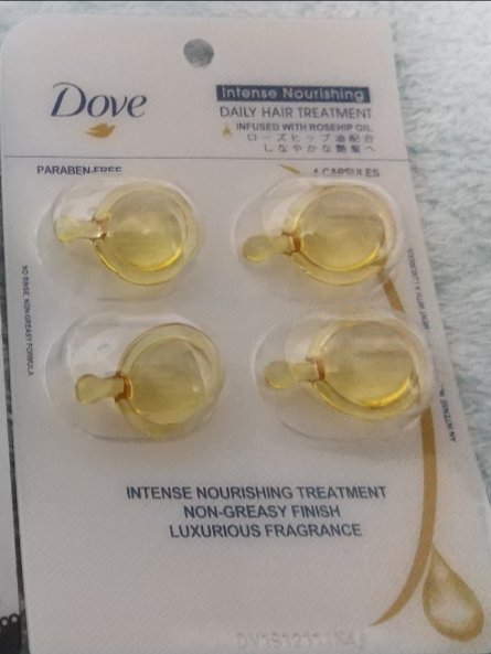 カプセルヘアトリートメント/ダヴ/ヘアオイルを使ったクチコミ（1枚目）