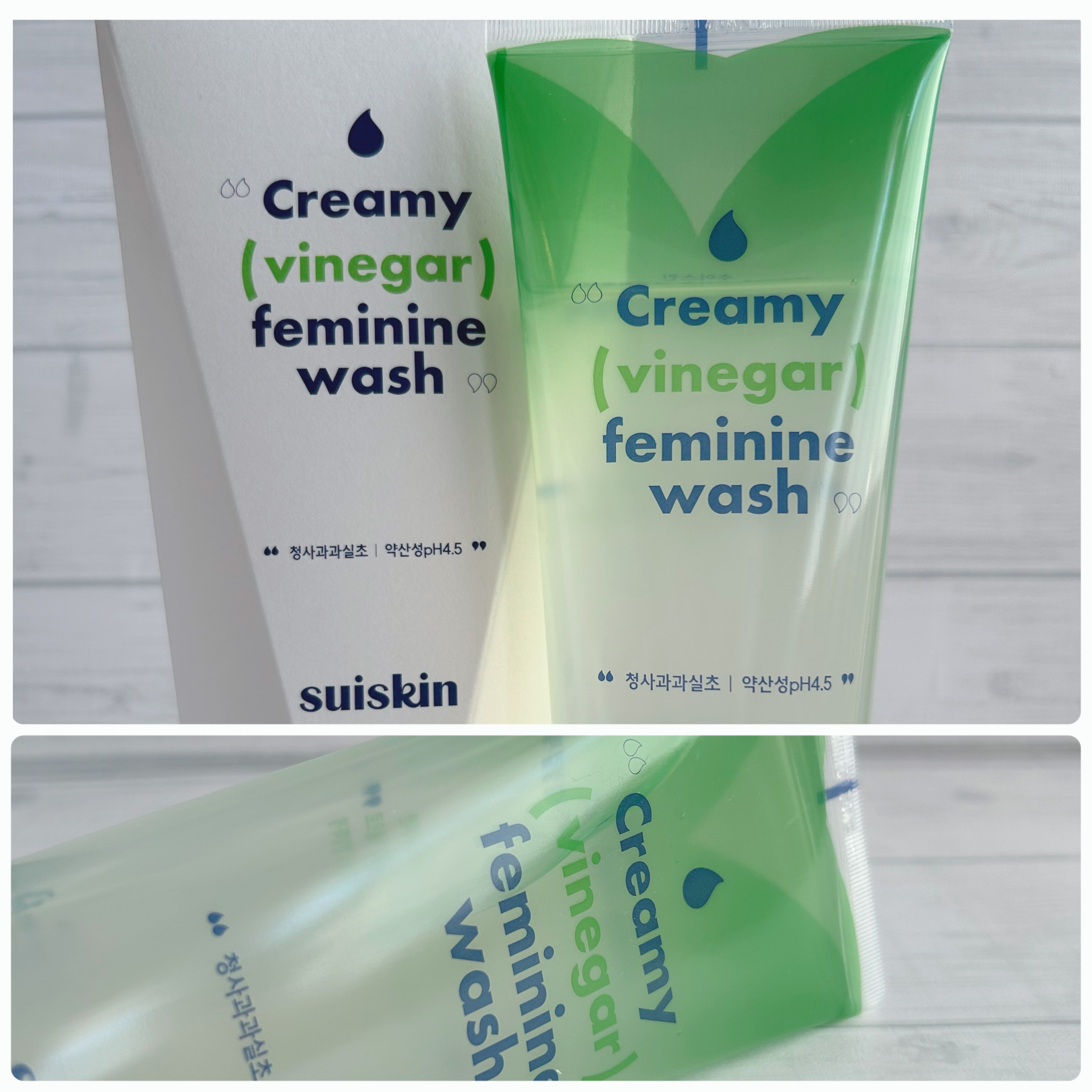 クリーミービネガーフェミニンウォッシュ/suiskin/ボディソープを使ったクチコミ（2枚目）