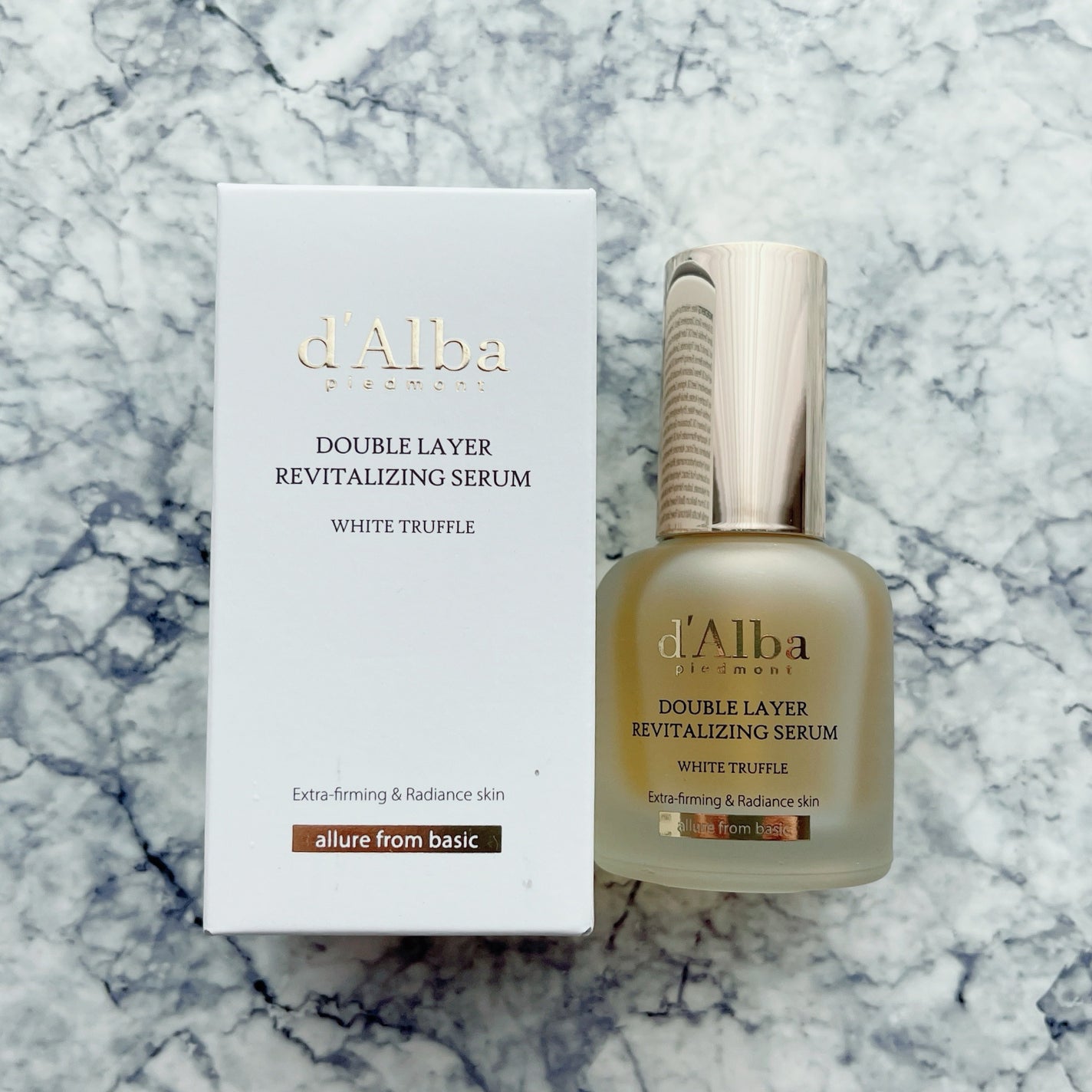 ホワイトトリュフダブルレイヤーリバイタライジングセラム/ダルバ/美容液を使ったクチコミ(2枚目)