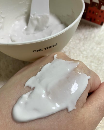 モデリングパック ヒアルロン酸 /ONE THING/洗い流すパック・マスクを使ったクチコミ(4枚目)