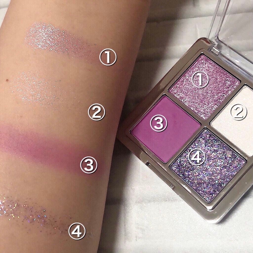 アイランドアドベンチャー4アイシャドウ/HEXZE(ヘックスゼ)/アイシャドウパレットを使ったクチコミ(5枚目)