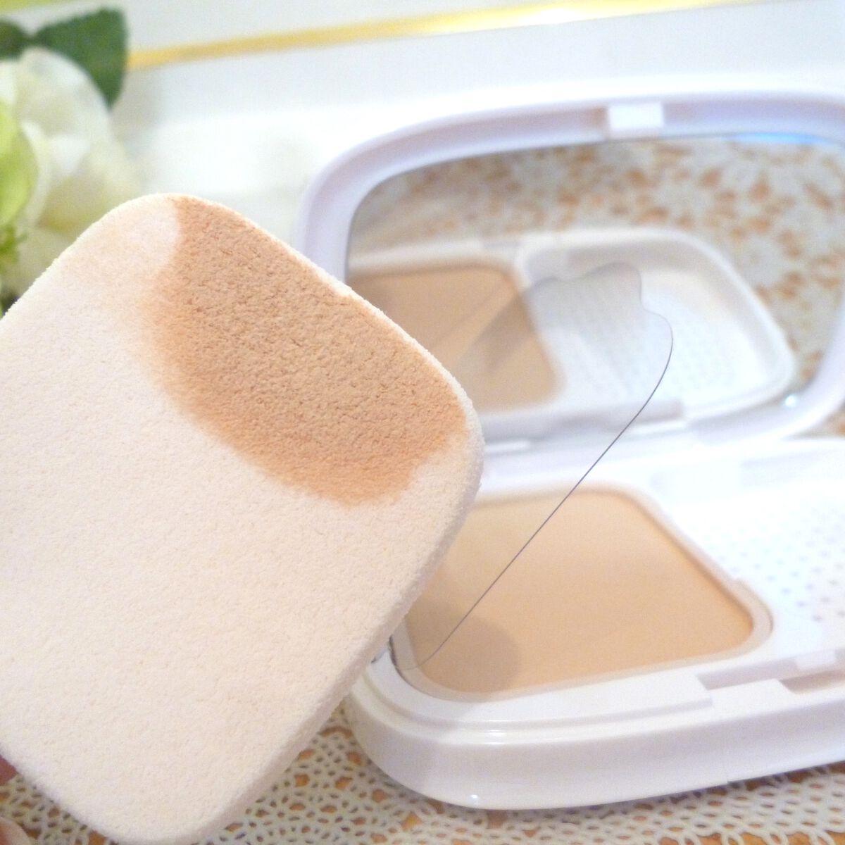 パウダーファンデーション/media luxe/パウダーファンデーションを使ったクチコミ（3枚目）