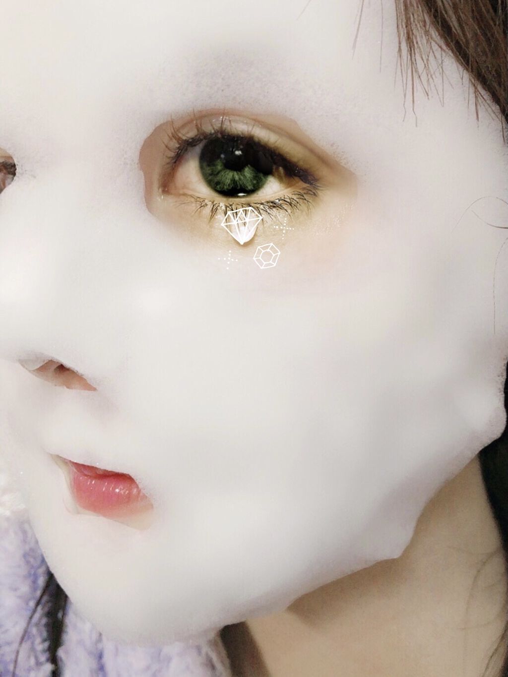 ホワイト もこもこ白泡マスク/リッツ/洗い流すパック・マスクを使ったクチコミ（3枚目）