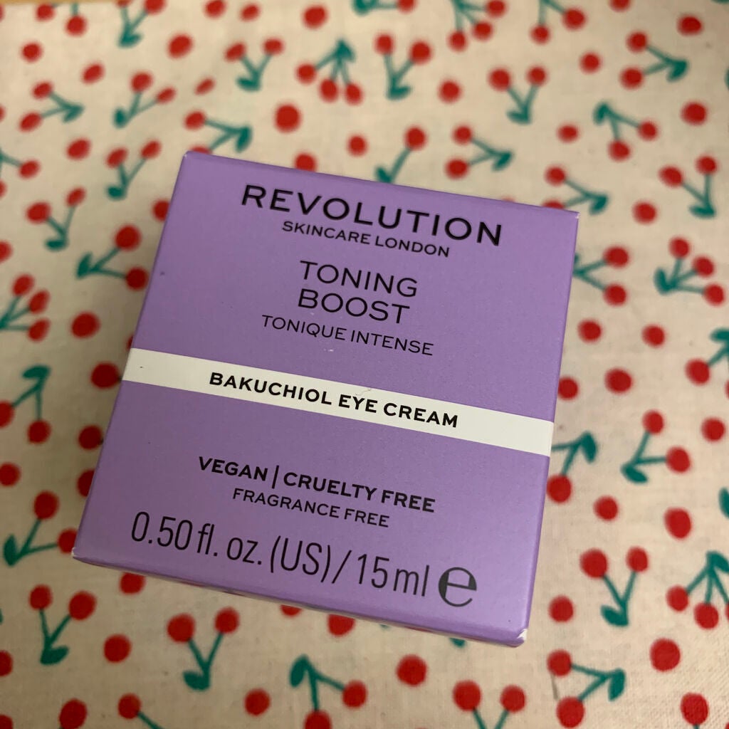 revolution skincare toning boost bakuchiol eye cream/MAKEUP REVOLUTION/アイケア・アイクリームを使ったクチコミ(1枚目)