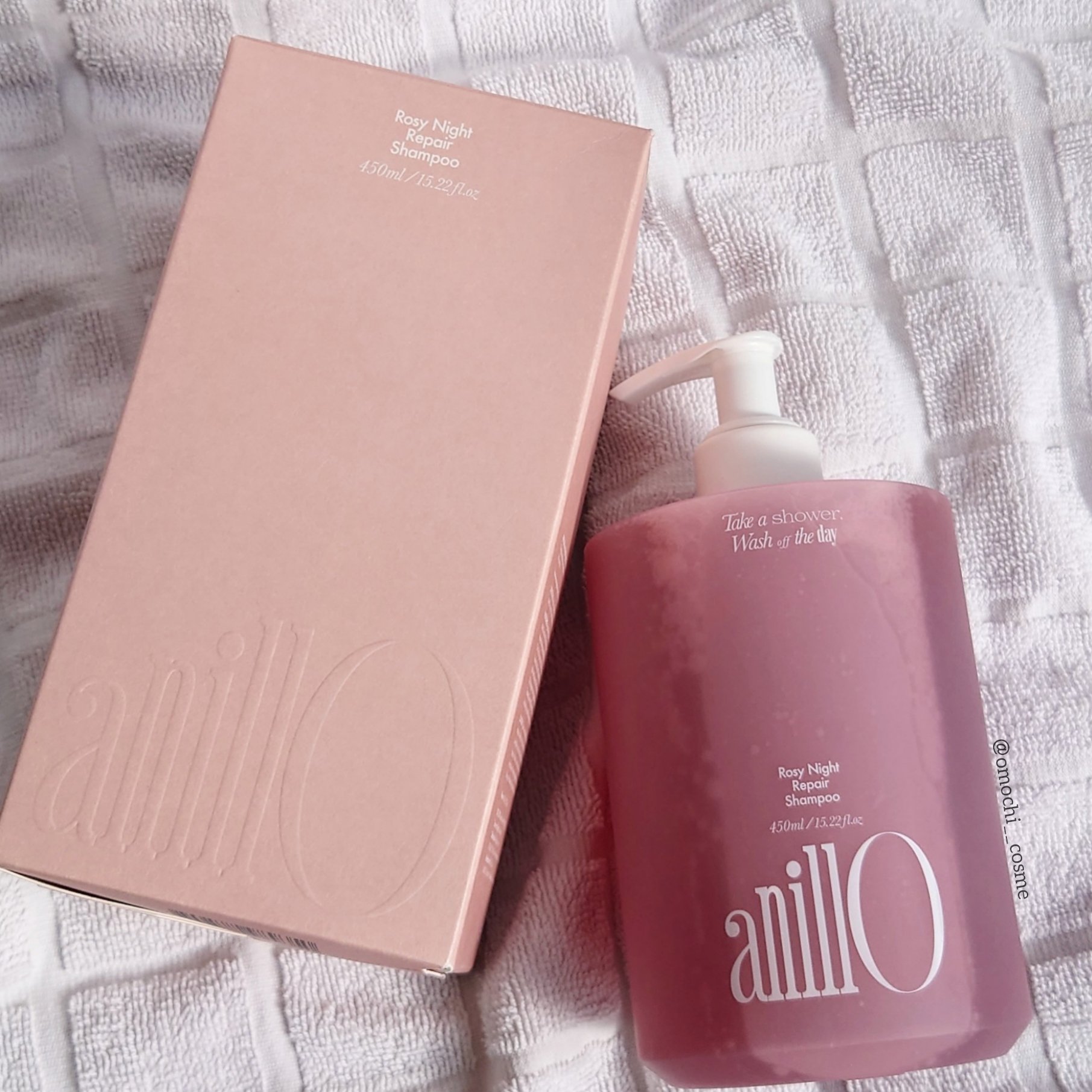 ロージーナイトリペアシャンプー/アンプルトリートメント シャンプー450ml/ANILLO/市販シャンプーを使ったクチコミ（2枚目）