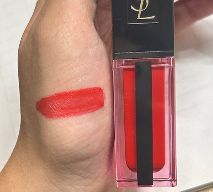 ルージュ ピュールクチュール ヴェルニ ウォーターステイン/YVES SAINT LAURENT BEAUTE/口紅を使ったクチコミ(1枚目)