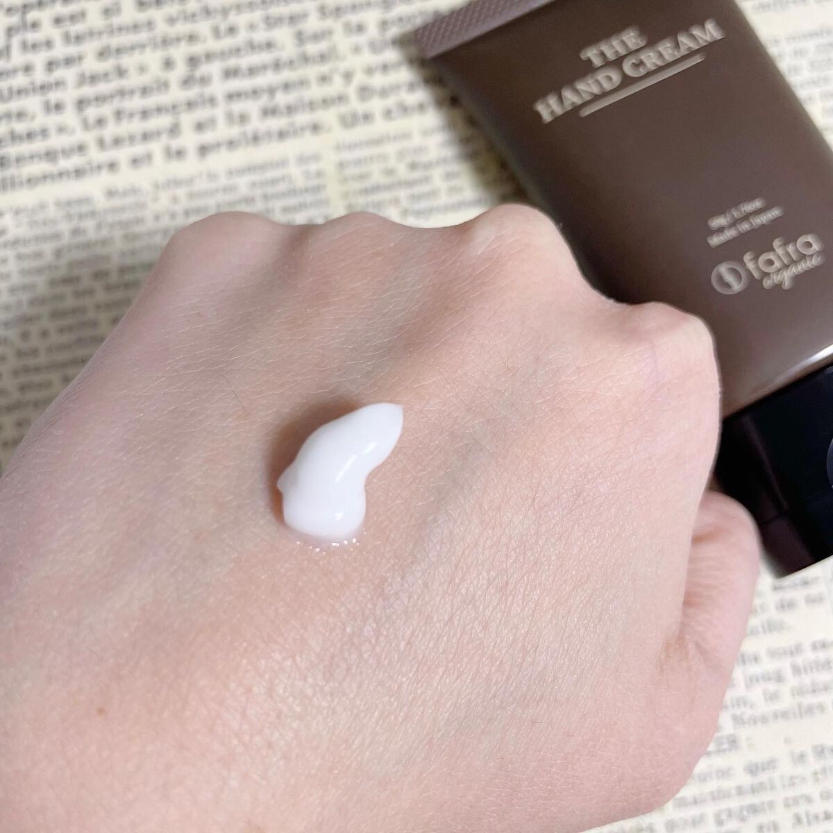 fafraオーガニック ハンドクリーム【フレッシュローズの香り】/fafra/ハンドクリームを使ったクチコミ（3枚目）