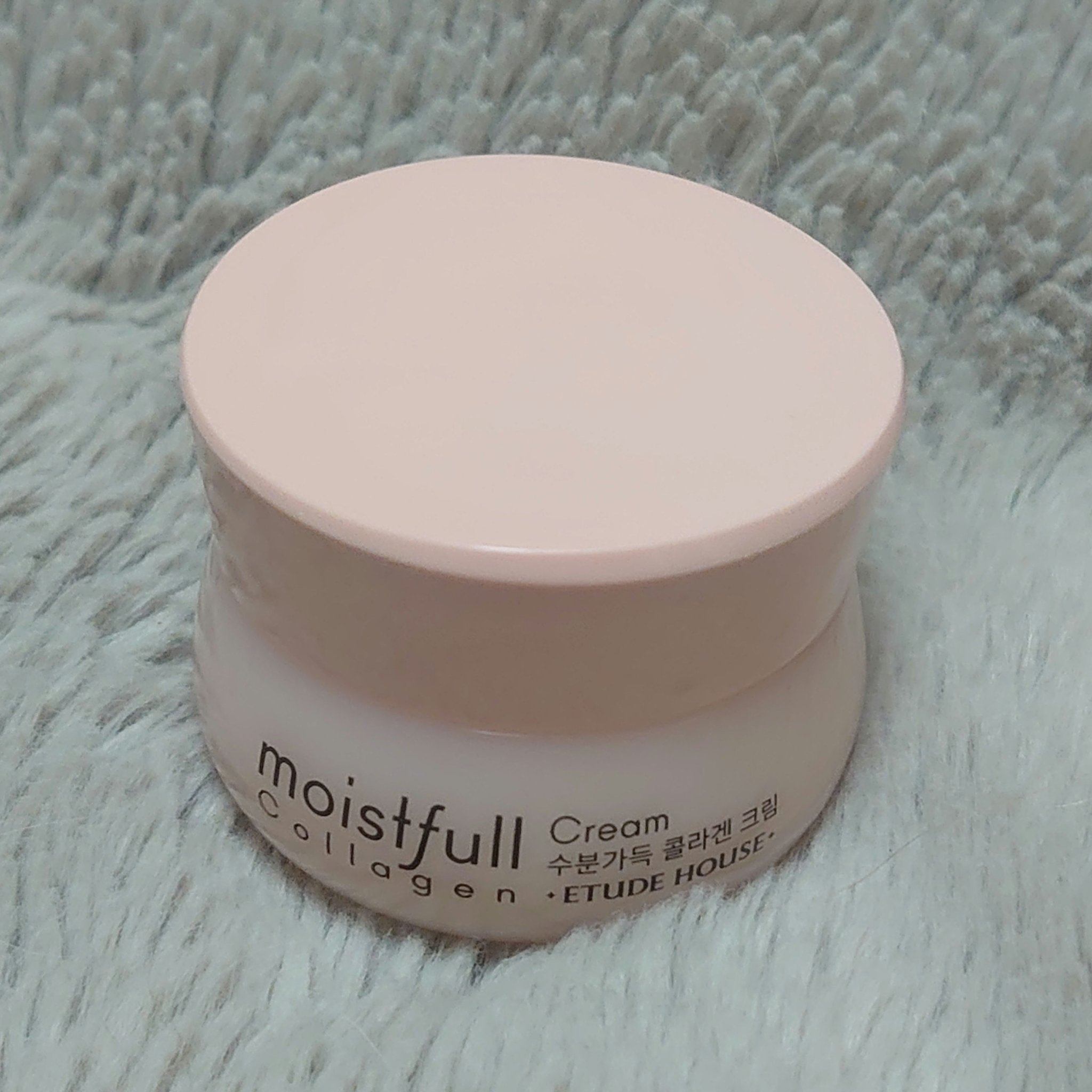 ETUDE エチュード モイストフルコラーゲンクリームのクチコミ「■ETUDE
モイストフルコラーゲンクリーム

トライアルサイズ使用🫶
水分クリームっぽくもジ.....」（1枚目）