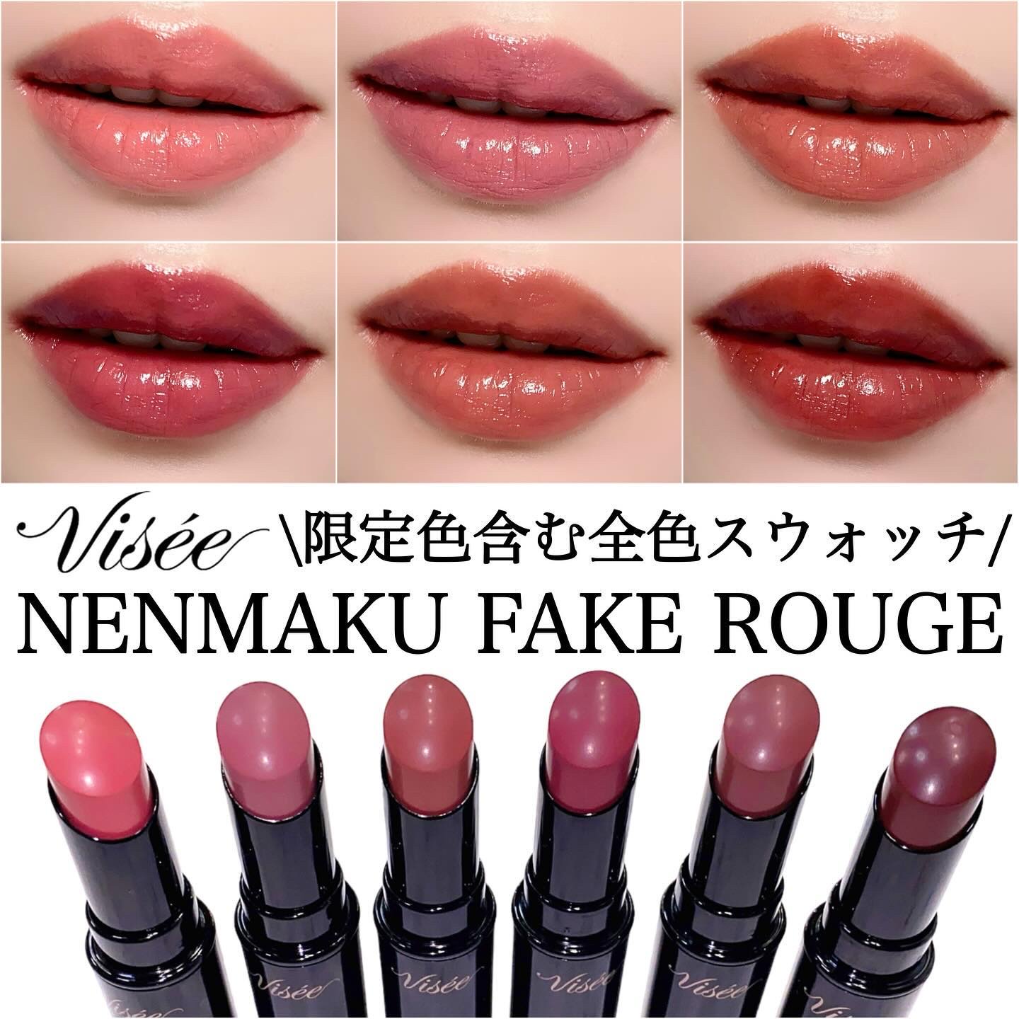 ネンマクフェイク ルージュ/Visée/口紅を使ったクチコミ（1枚目）