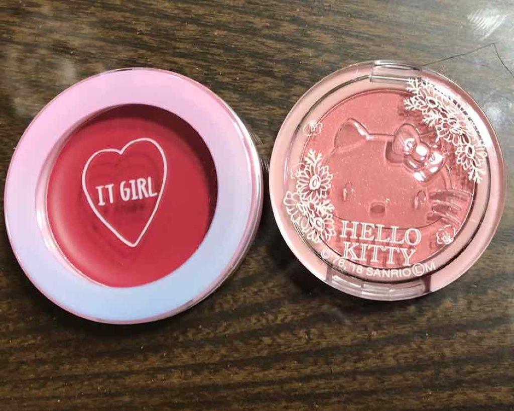 ダイソー×IT GIRL クリームチーク&リップ/DAISO/ジェル・クリームチークを使ったクチコミ（1枚目）