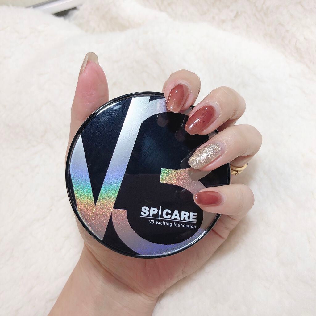 V3 エキサイティングファンデーション/SPICARE/クッションファンデーションを使ったクチコミ(6枚目)