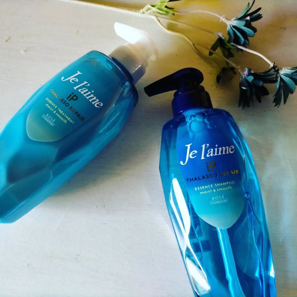 iP タラソリペア 補修美容液 シャンプー/トリートメント (モイスト&スムース)/Je l'aime/市販シャンプーを使ったクチコミ(1枚目)