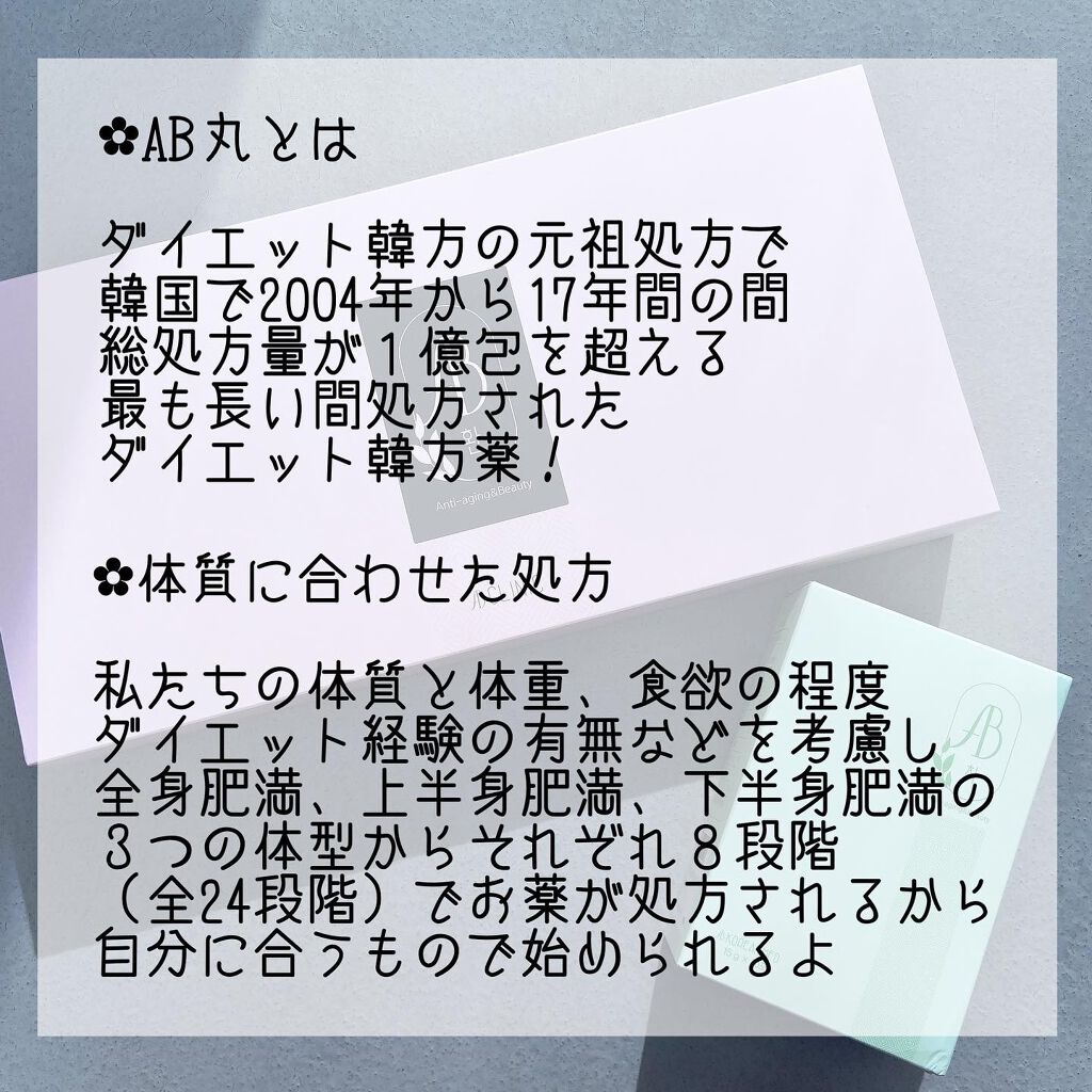 AB丸/韓国ABクリニック/ボディサプリメントを使ったクチコミ（2枚目）