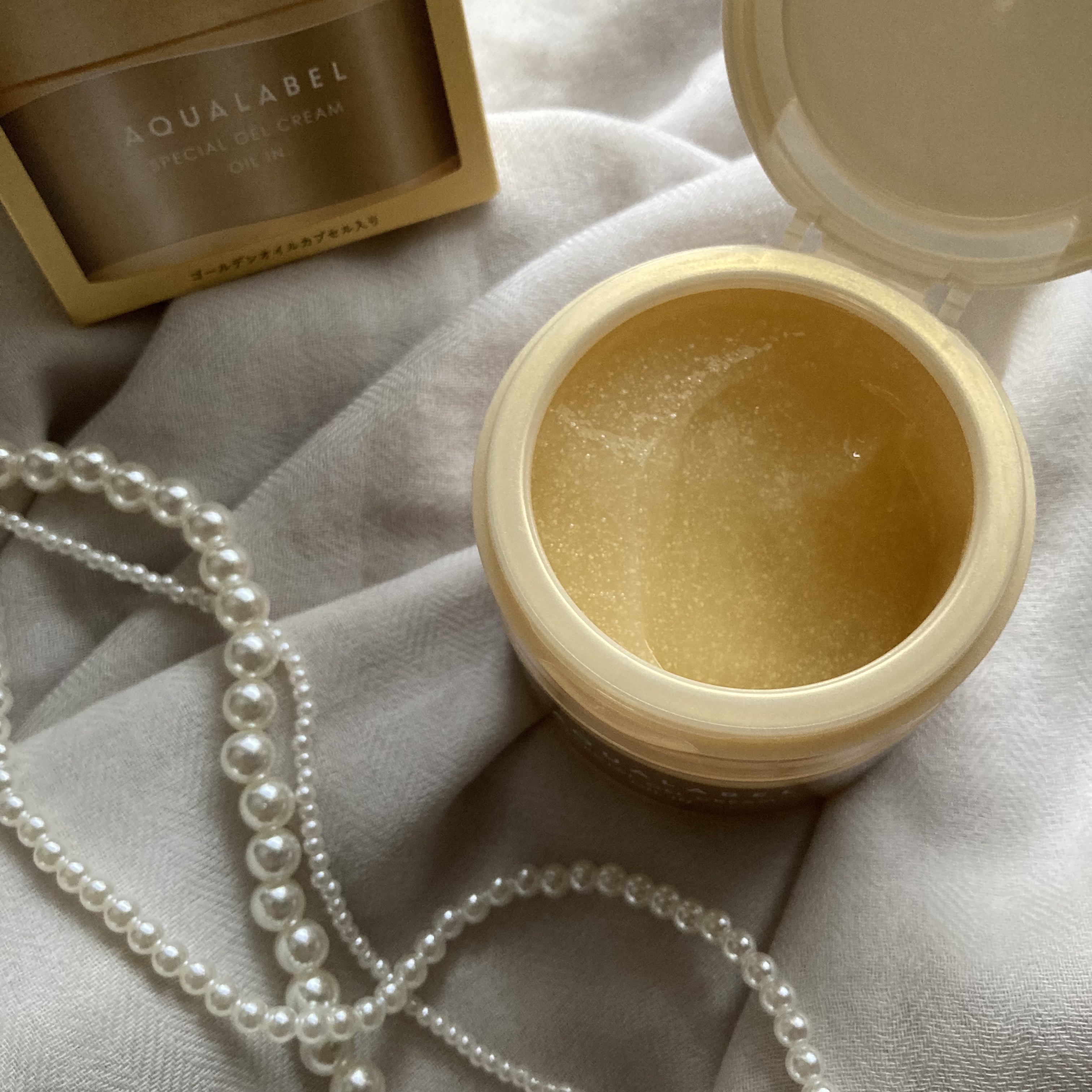 スペシャルジェルクリーム　ＥＸ　（オイルイン）/アクアレーベル/オールインワン化粧品を使ったクチコミ（2枚目）