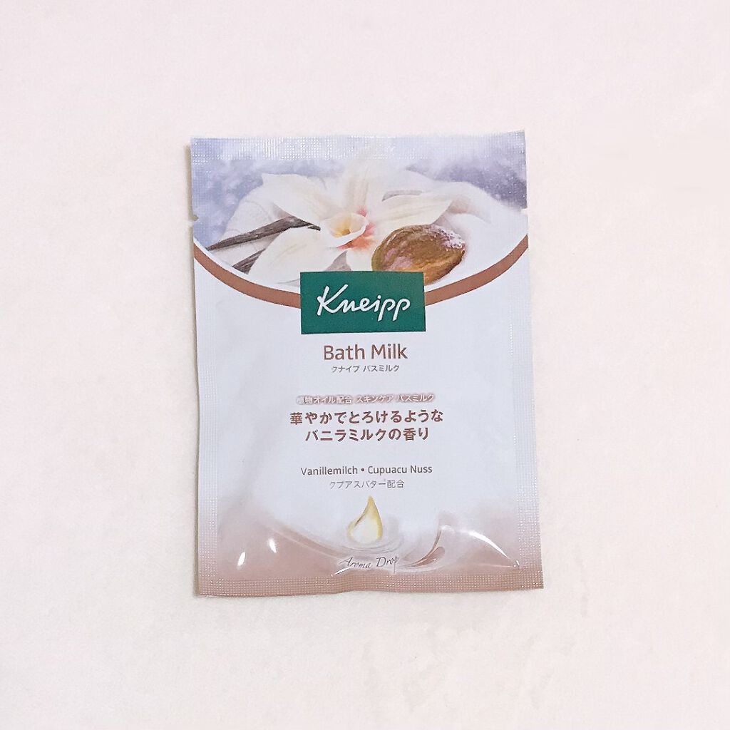 クナイプ バスミルク バニラミルクの香り/クナイプ/入浴剤を使ったクチコミ(1枚目)