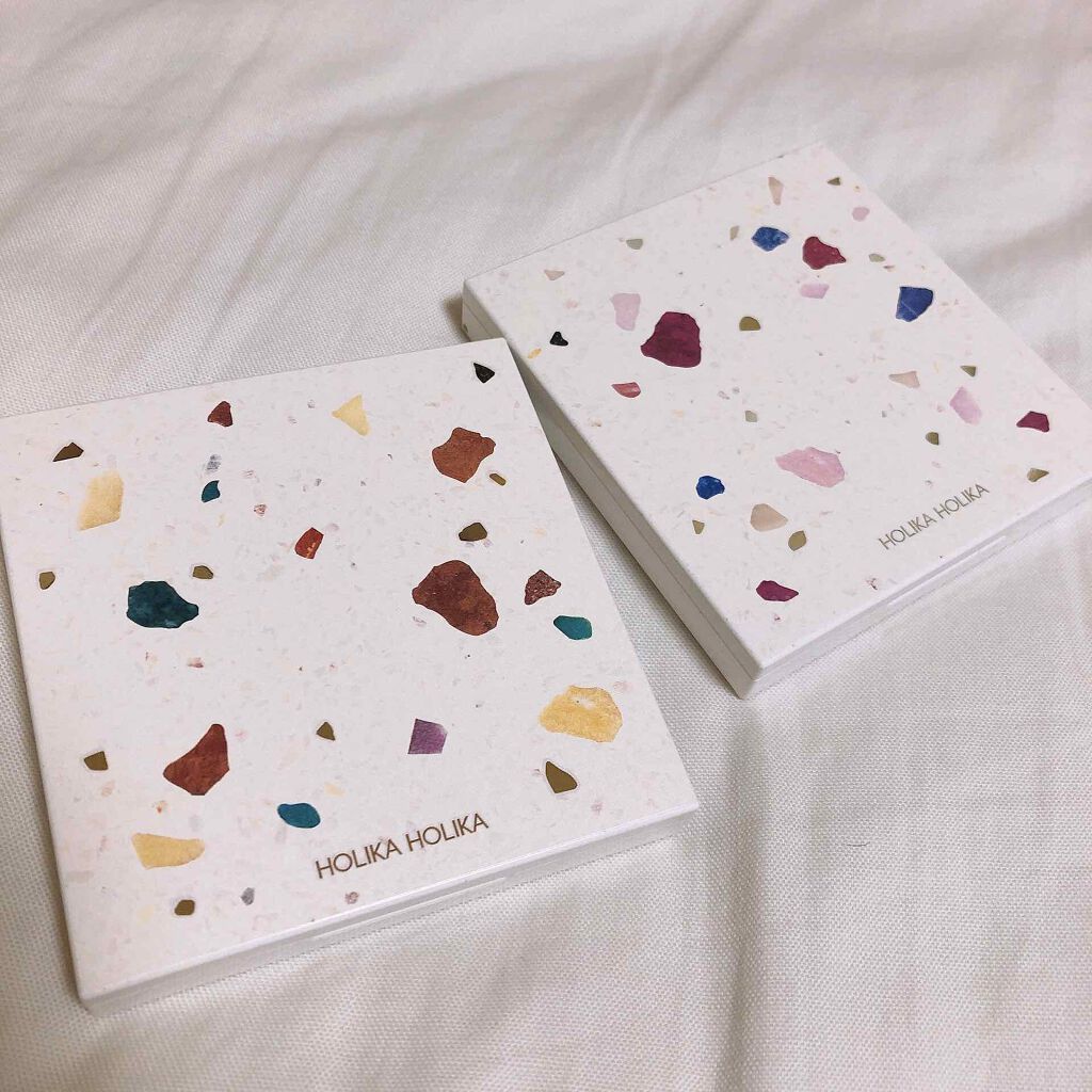 TERRAZZO Shadow palette 01/HOLIKA HOLIKA/アイシャドウパレットを使ったクチコミ（2枚目）