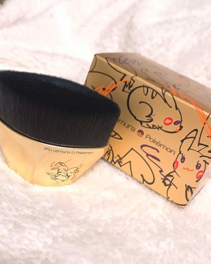 ペタル 55 ファンデーション ブラシ/shu uemura/メイクブラシを使ったクチコミ(1枚目)