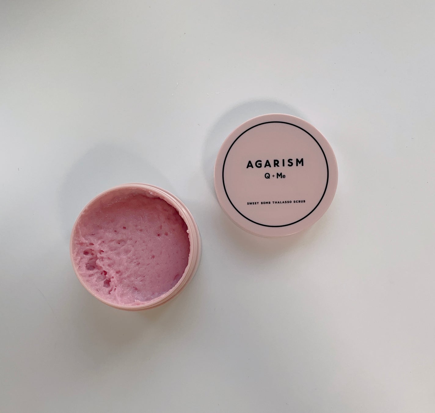 Q+Me スウィート ボム タラソ スクラブ/AGARISM/バスト・ヒップケアを使ったクチコミ(1枚目)