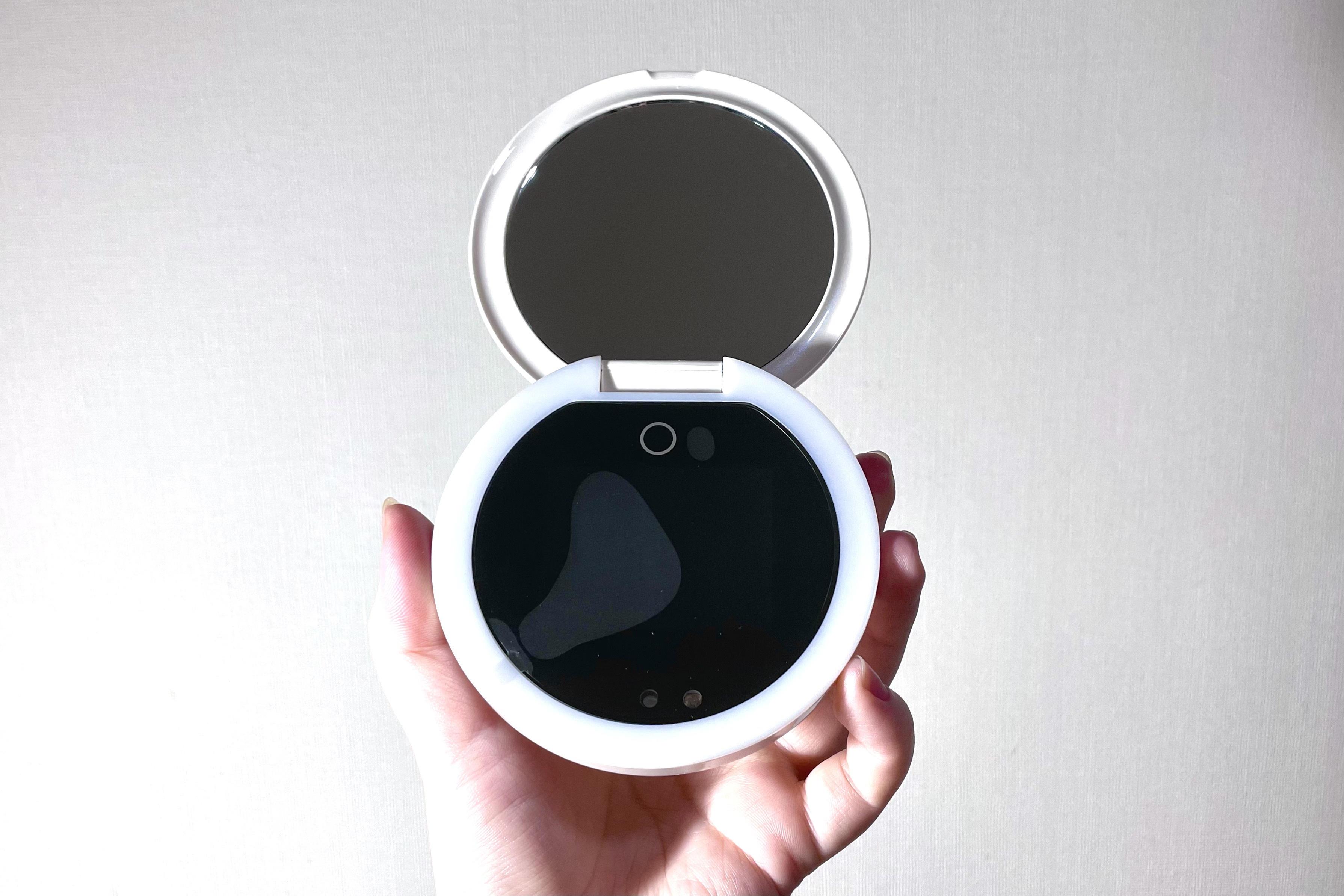 さっしー愛用】FENCHILIN日焼け止めUVカメラ付きミラー2倍拡大鏡LED