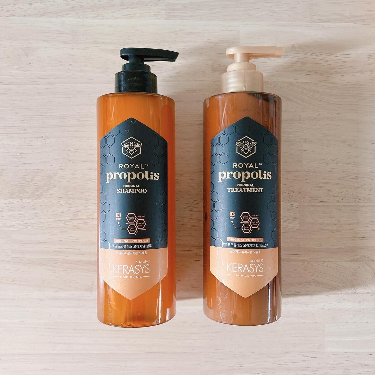 ロイヤル プロポリス オリジナル プロポリス シャンプー&トリートメント/KERASYS/市販シャンプーを使ったクチコミ（1枚目）