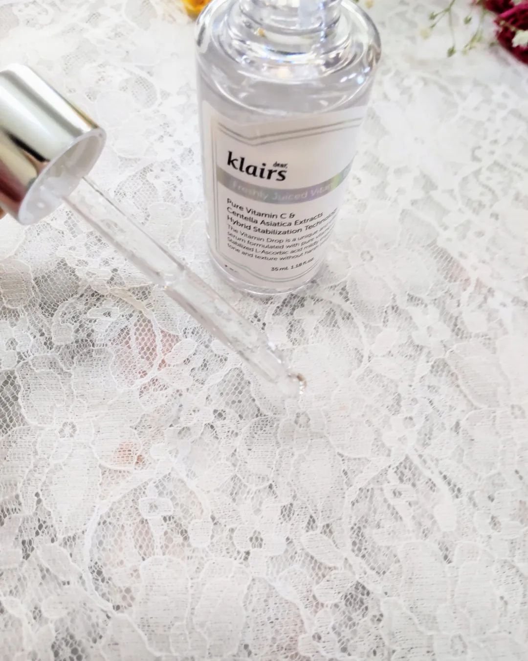 フレッシュリージュースドビタミンドロップ(35ml)/Klairs/美容液を使ったクチコミ（3枚目）