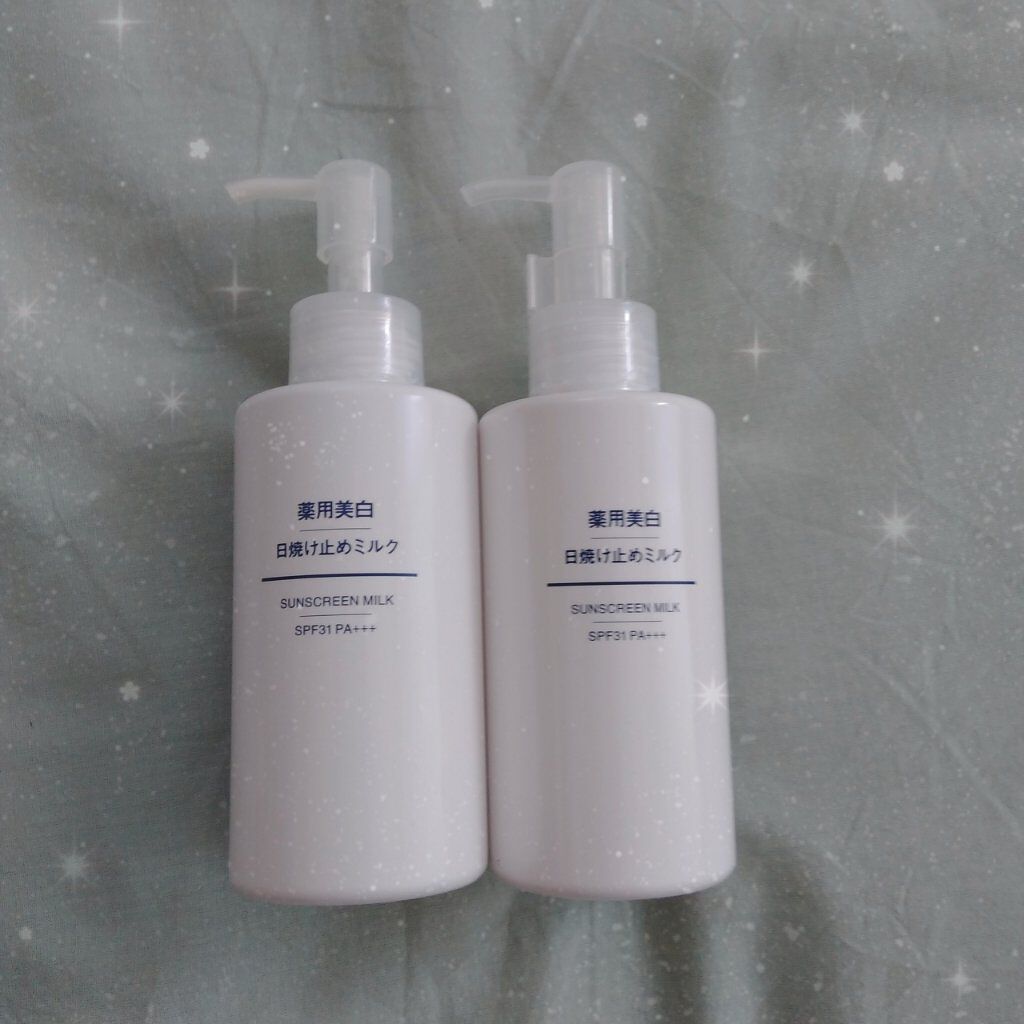 薬用美白 日焼け止めミルク SPF31 PA+++/無印良品/日焼け止めミルクを使ったクチコミ(1枚目)