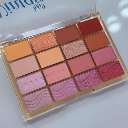 ソフトブラーリングアイパレット/wakemake/アイシャドウパレットを使ったクチコミ(4枚目)