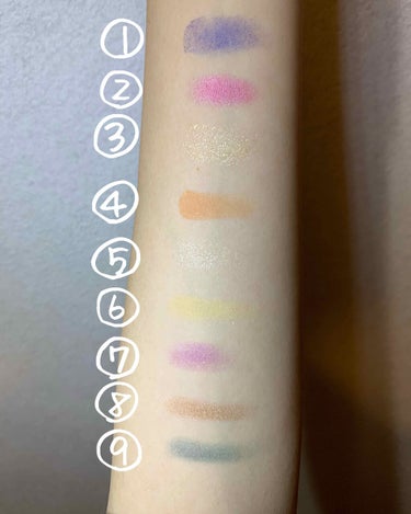 UR GLAM　BLOOMING EYE COLOR PALETTE/U R GLAM/パウダーアイシャドウを使ったクチコミ（2枚目）