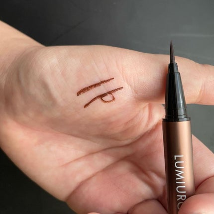 スキルレスライナー/LUMIURGLAS/リキッドアイライナーを使ったクチコミ(3枚目)