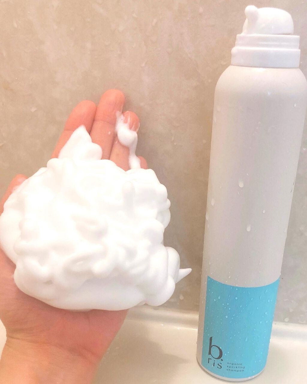 オーガニックスパークリングシャンプー/b.ris/市販シャンプーを使ったクチコミ（2枚目）