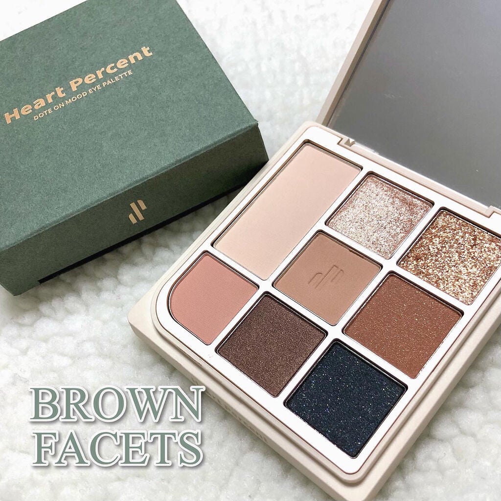 ドットオンムードアイパレット/Heart Percent/アイシャドウパレットを使ったクチコミ(1枚目)