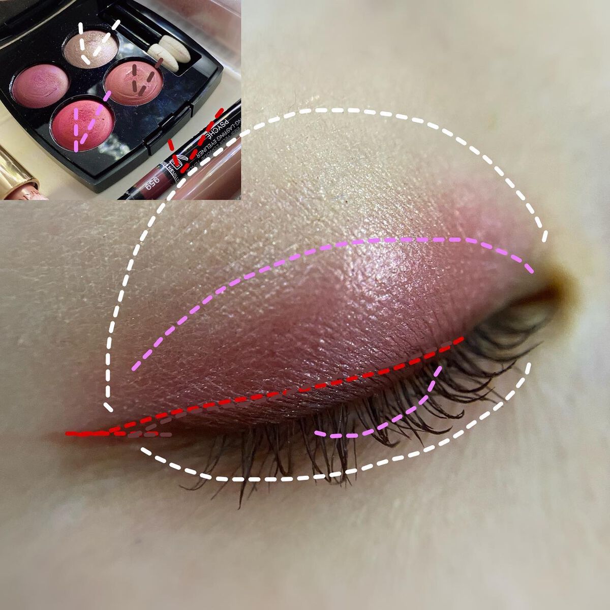 レ キャトル オンブル/CHANEL/アイシャドウパレットを使ったクチコミ(3枚目)