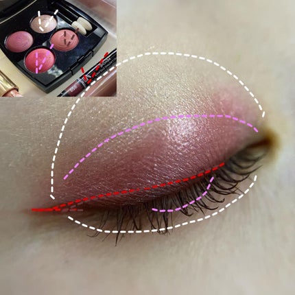 レ キャトル オンブル/CHANEL/アイシャドウパレットを使ったクチコミ(3枚目)